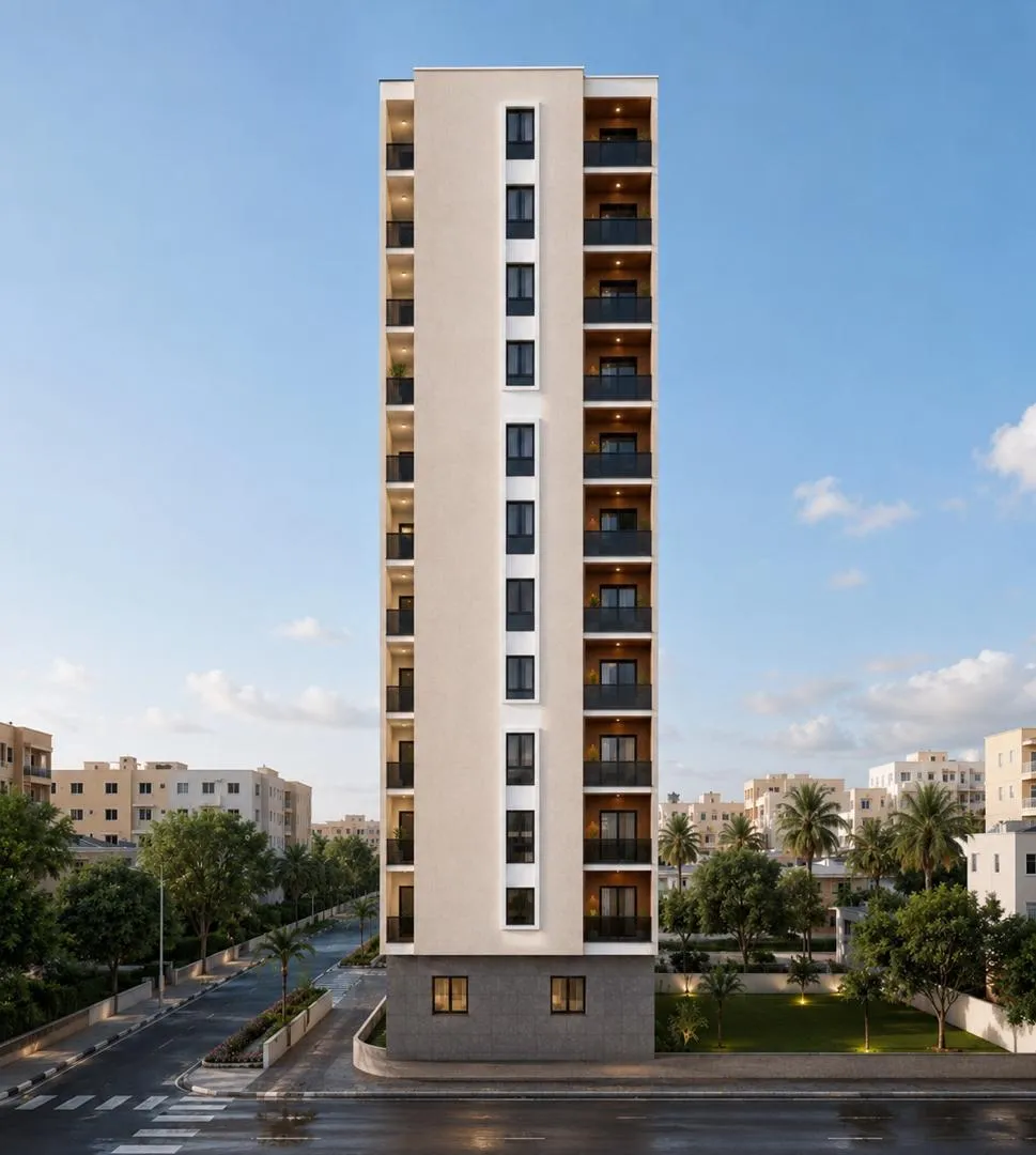 Rendu de la Résidence Splendeur en contexte urbain